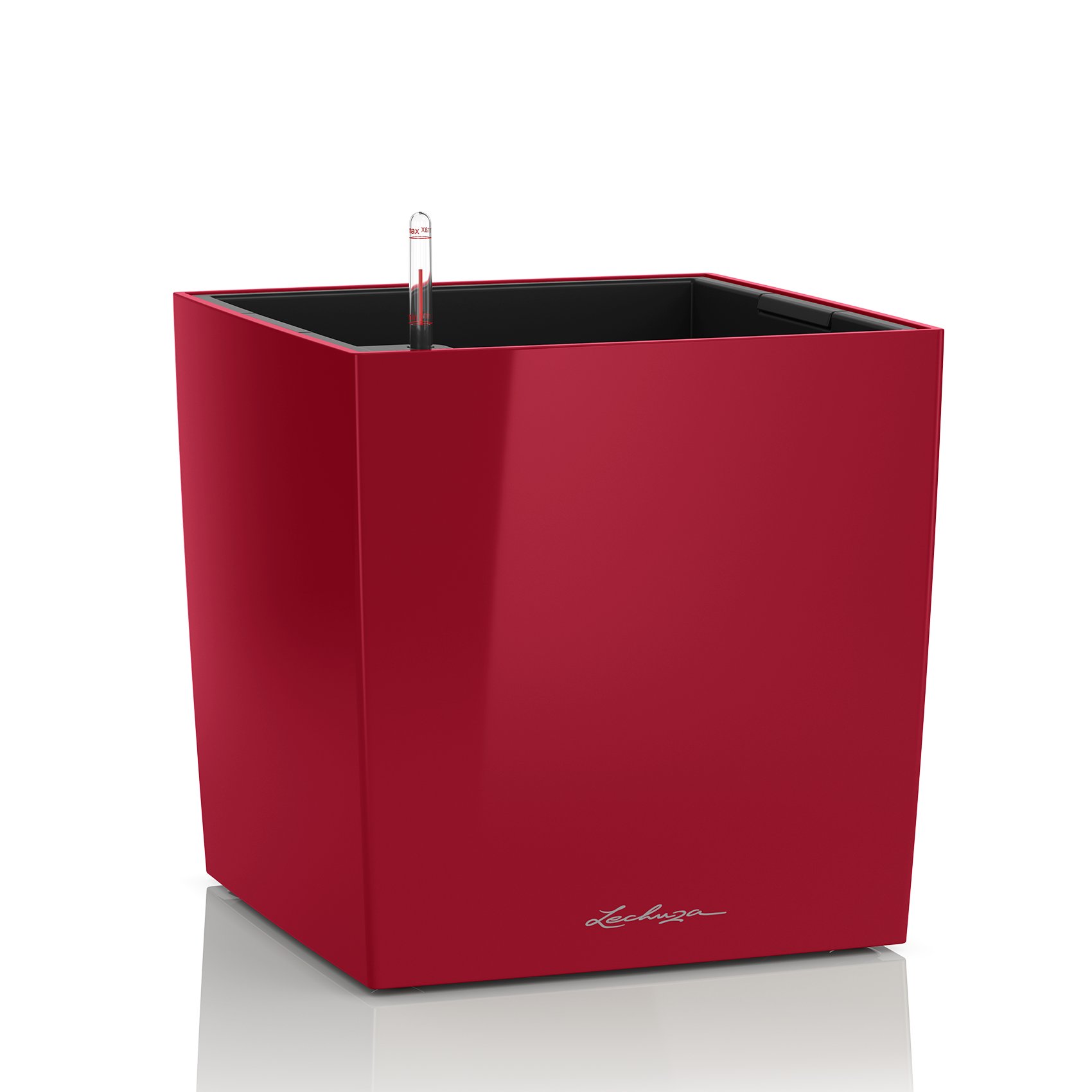 CUBE 40 scarlet red high-gloss